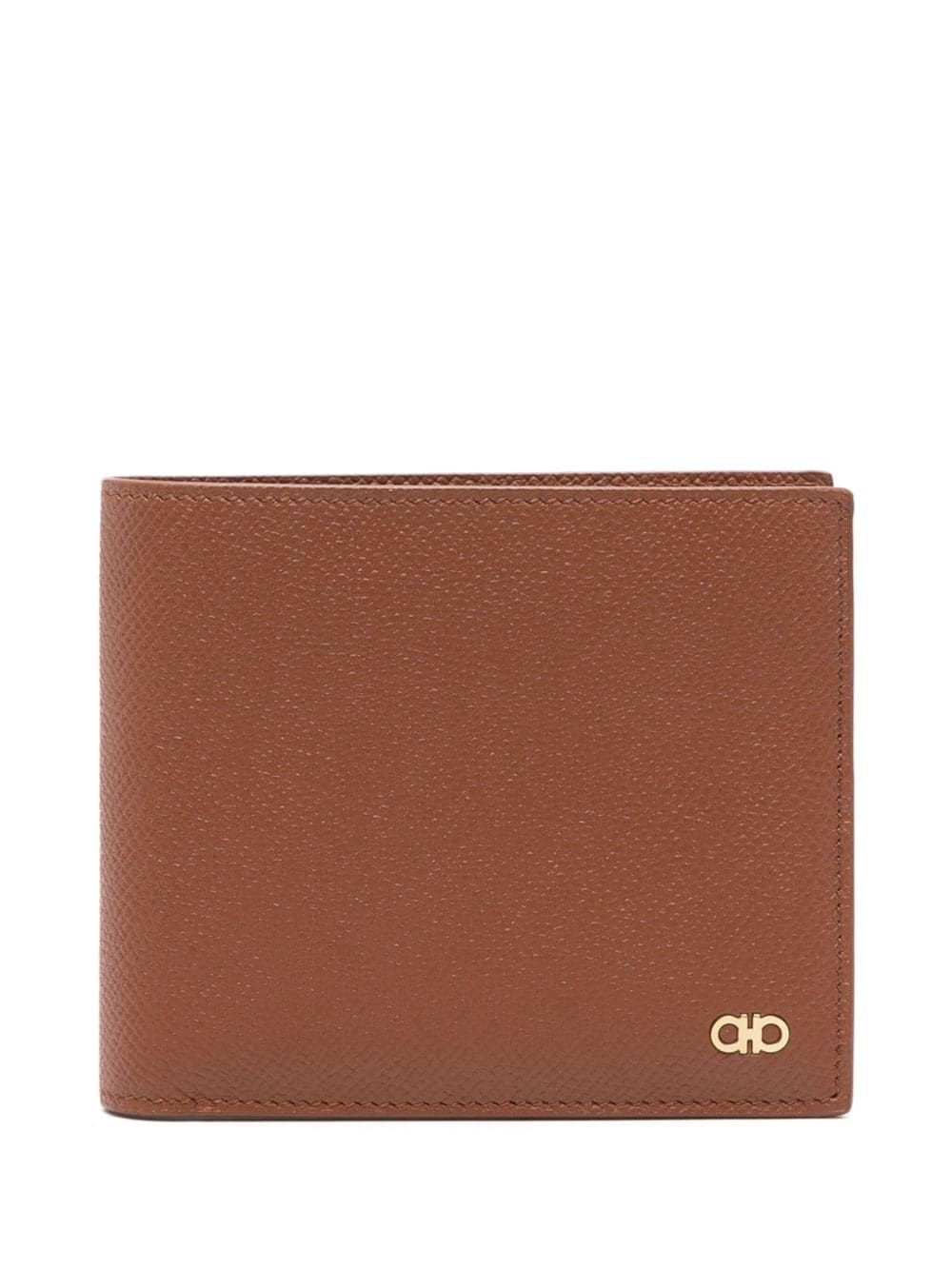 Ferragamo Gancini-plaque leather wallet