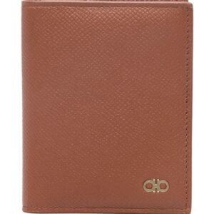 Ferragamo Gancini-plaque leather wallet