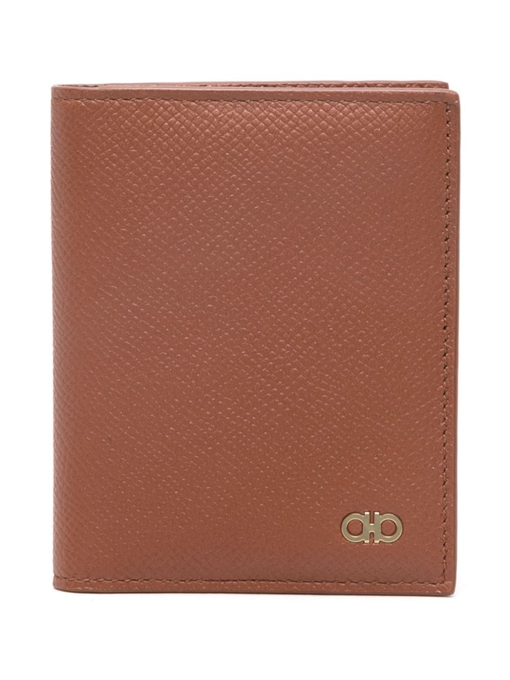 Ferragamo Gancini-plaque leather wallet
