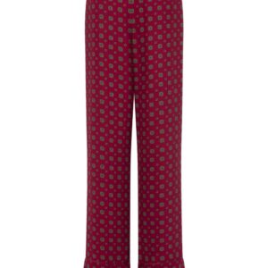 Moschino  geometric-print high-rise trousers