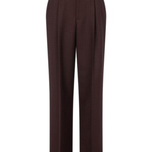 Moschino  geometric-print high-rise trousers