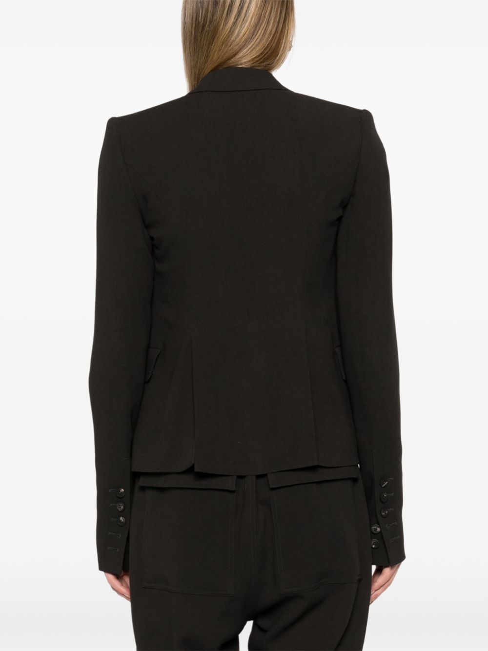 Rick Owens 60CM Soft virgin wool blazer - Image 4