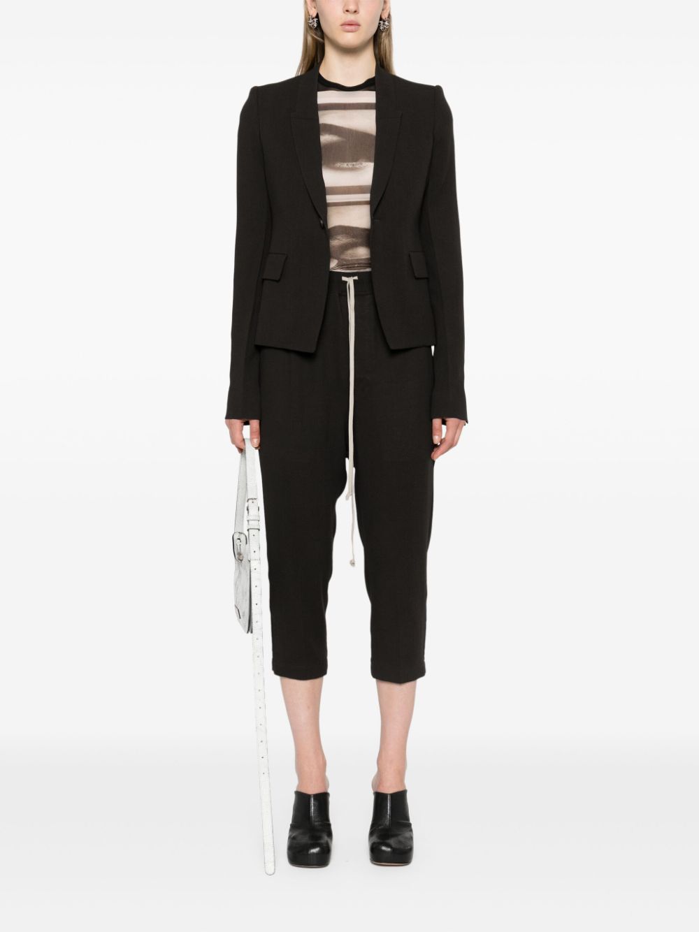 Rick Owens 60CM Soft virgin wool blazer - Image 2