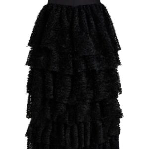 Karl Lagerfeld KL Studio maxi frill skirt