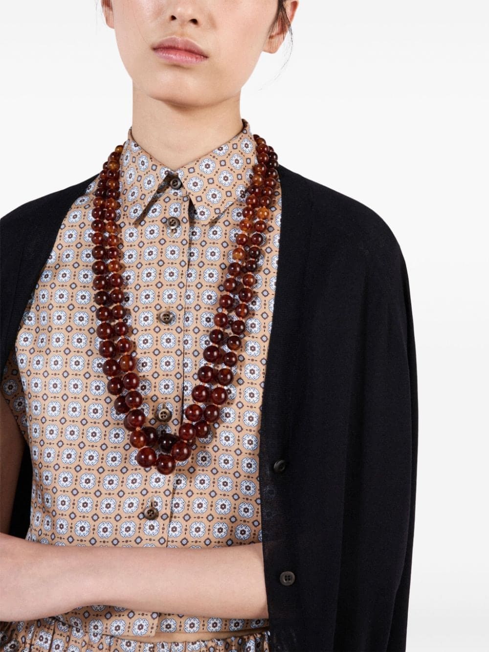 Prada floral print silk shirt - Image 4