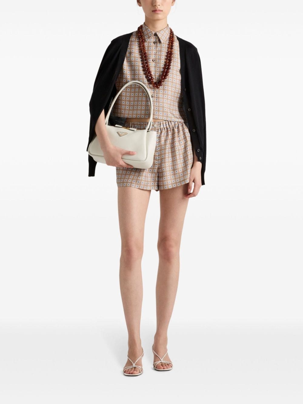 Prada floral print silk shirt - Image 2