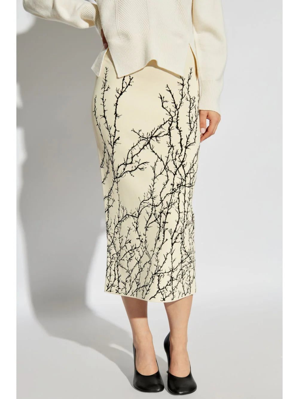 Alexander McQueen graphic-print pencil skirt - Image 3