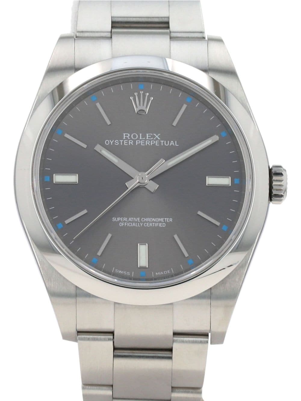 Rolex 2018 pre-owned Oyster Perpetual 39mm - Image 2