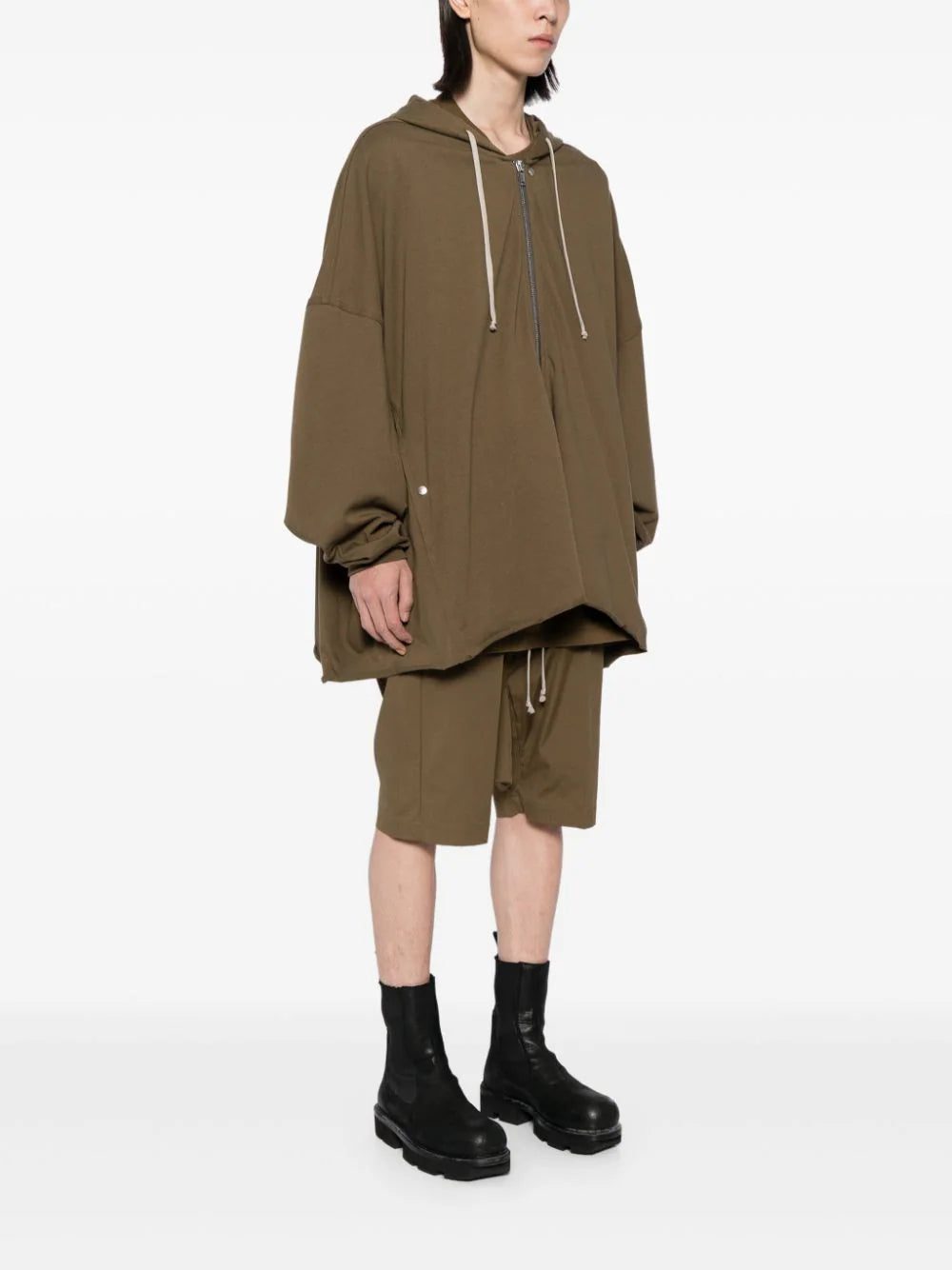 Rick Owens drop-shoulder hooded jacket - Image 3
