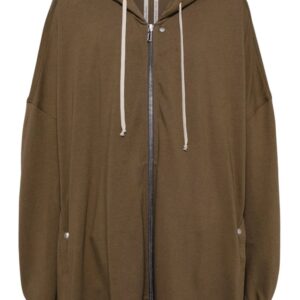 Rick Owens drop-shoulder hooded jacket
