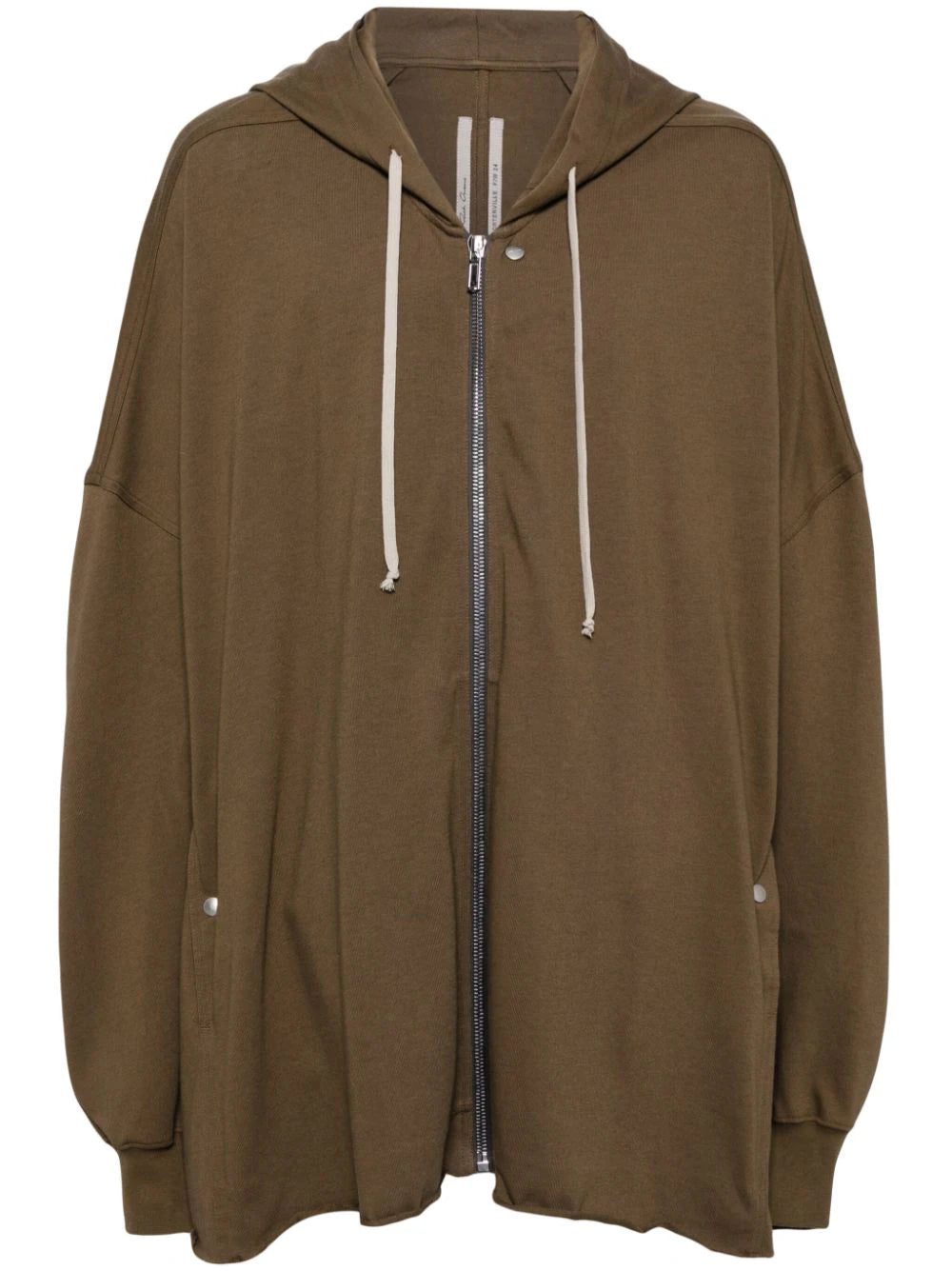 Rick Owens drop-shoulder hooded jacket