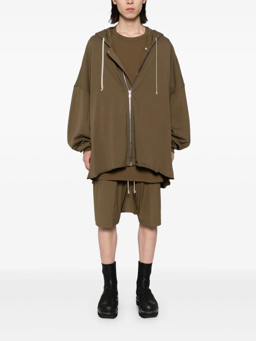 Rick Owens drop-shoulder hooded jacket - Image 2
