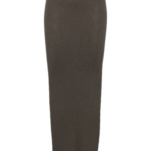 Rick Owens ribbed knitted skirt