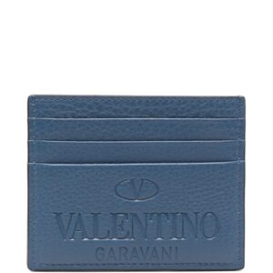 Valentino Garavani logo-debossed leather cardholder
