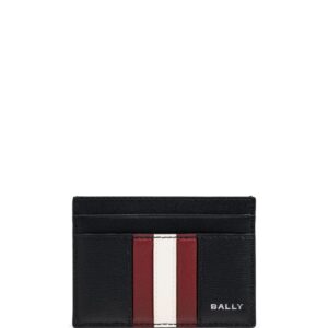 Bally ribbon leather card holder