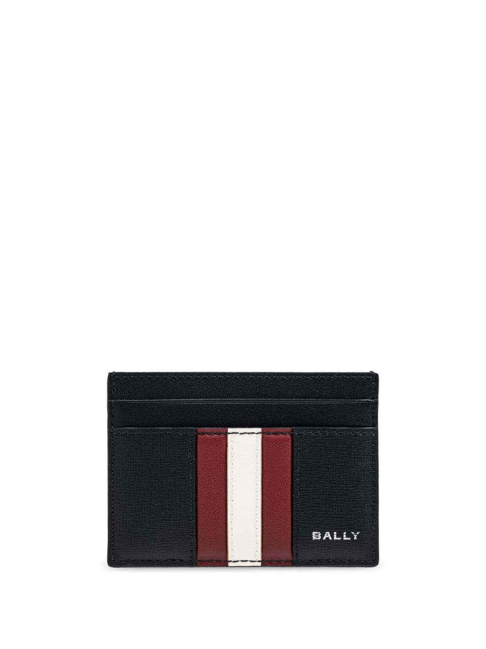 Bally ribbon leather card holder