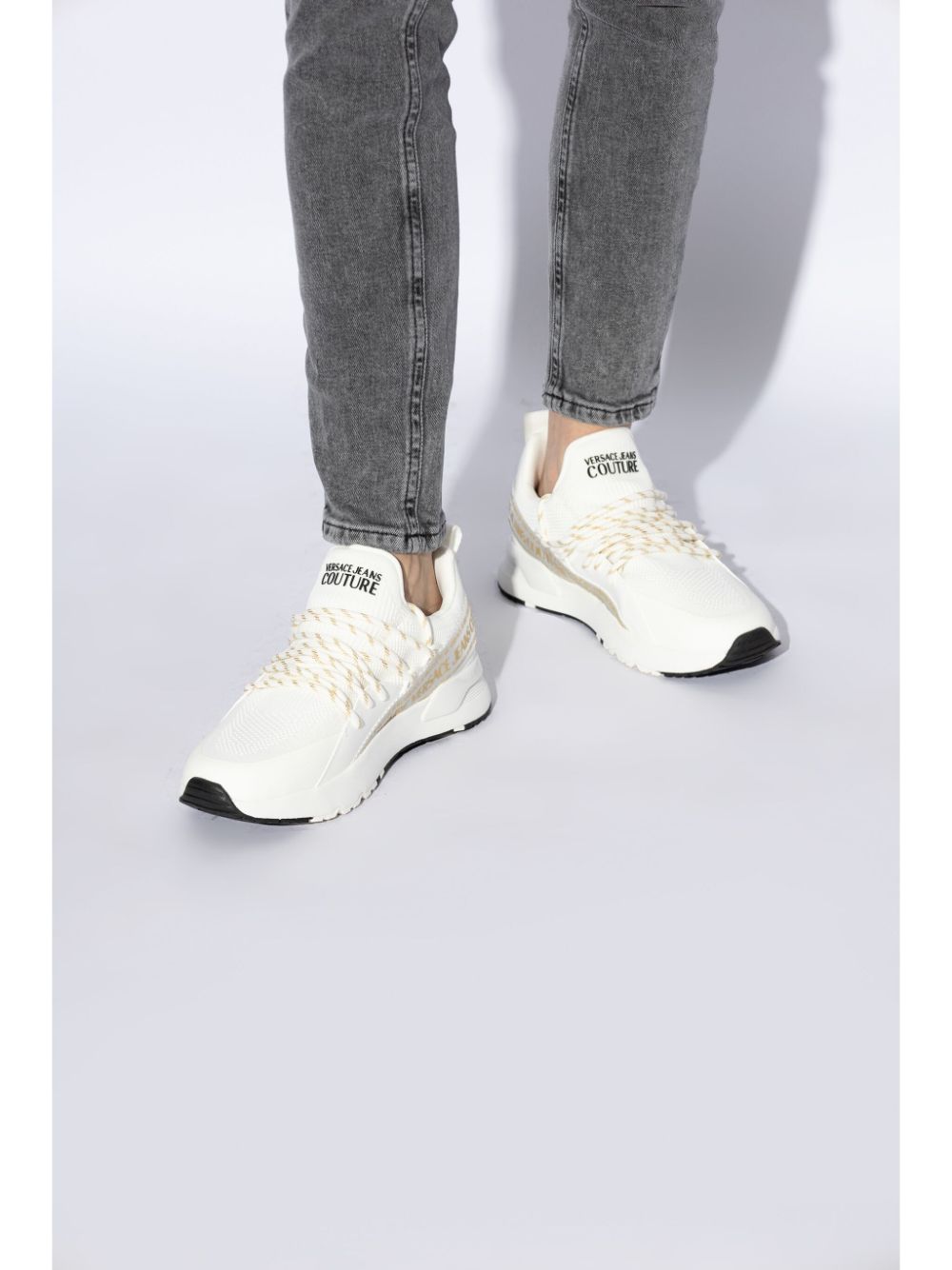 Versace Jeans Couture Dynamic logo-strap sneakers - Image 2