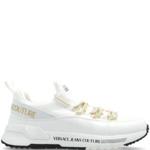 Versace Jeans Couture Dynamic logo-print leather sneakers