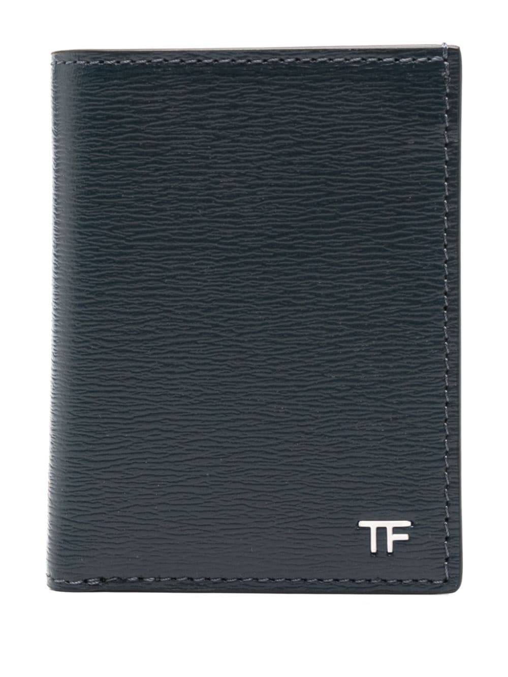 TOM FORD logo-plaque leather wallet