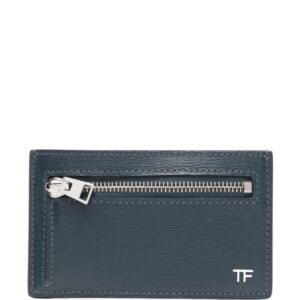 TOM FORD logo-plaque leather wallet