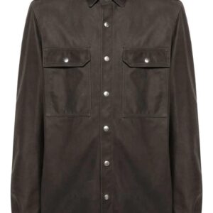 Rick Owens Outershirt leather shirt jacket