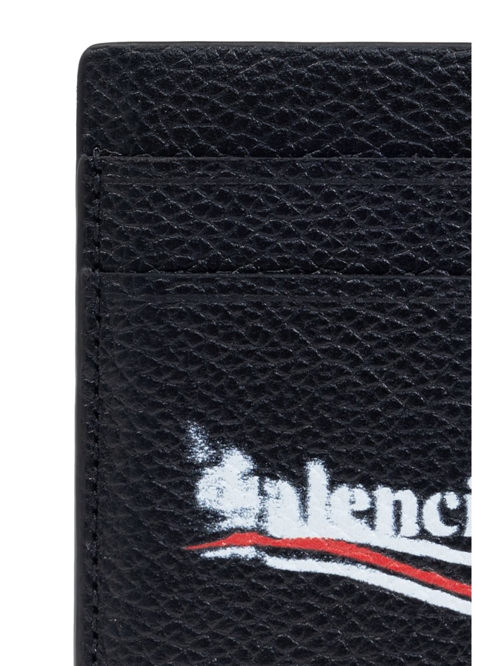 Balenciaga logo-print cardholder - Image 3