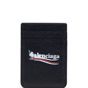Balenciaga logo-print cardholder