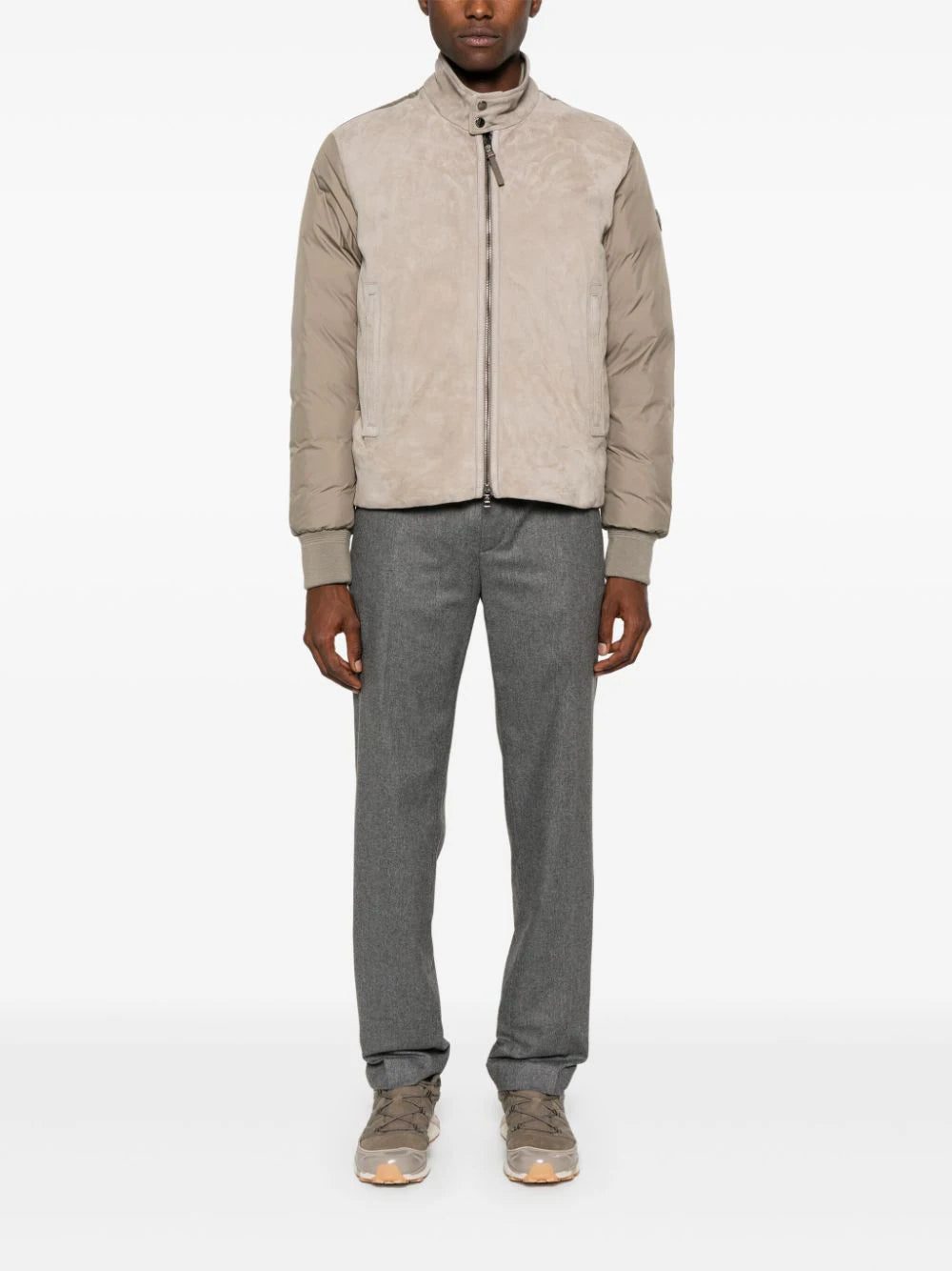 Moncler Lountere suede-panel puffer jacket - Image 2