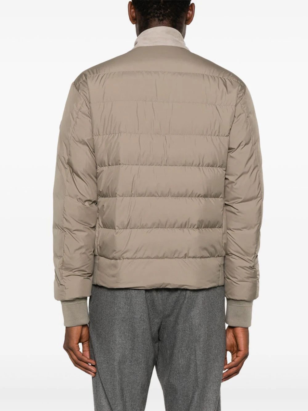 Moncler Lountere suede-panel puffer jacket - Image 4