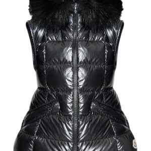 Moncler Anse shearling-collar down vest