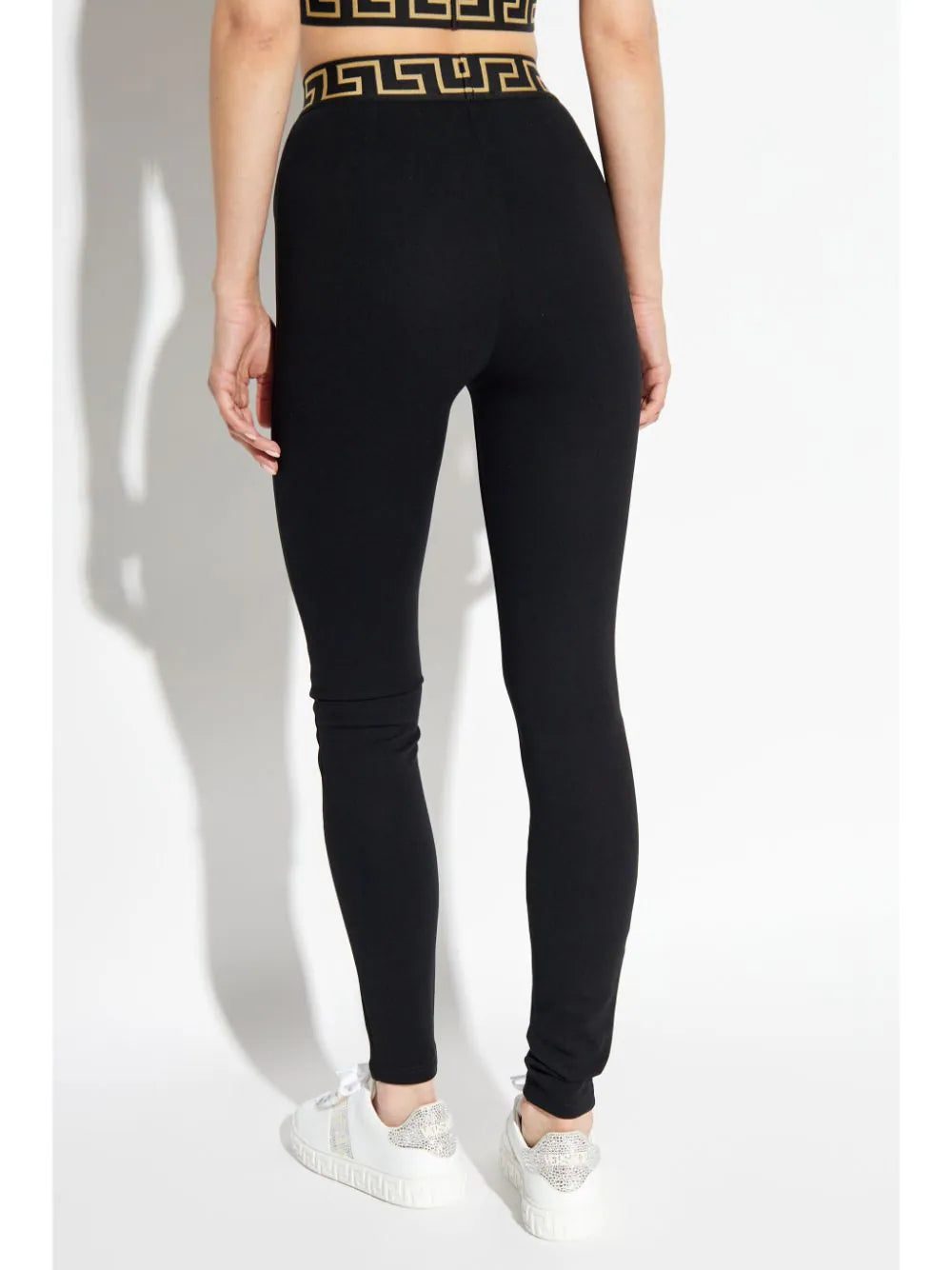 Versace Greca-waistband high-waist leggings - Image 4