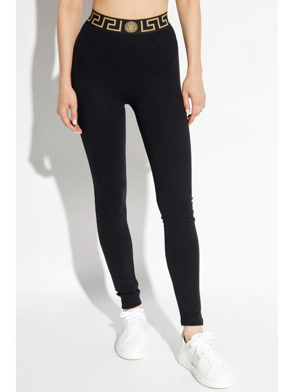 Versace Greca-waistband high-waist leggings - Image 3