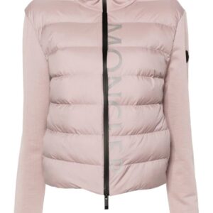 Moncler  logo-print hooded padded jacket