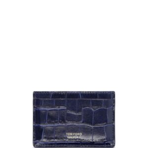 TOM FORD crocodile-embossed leather cardholder