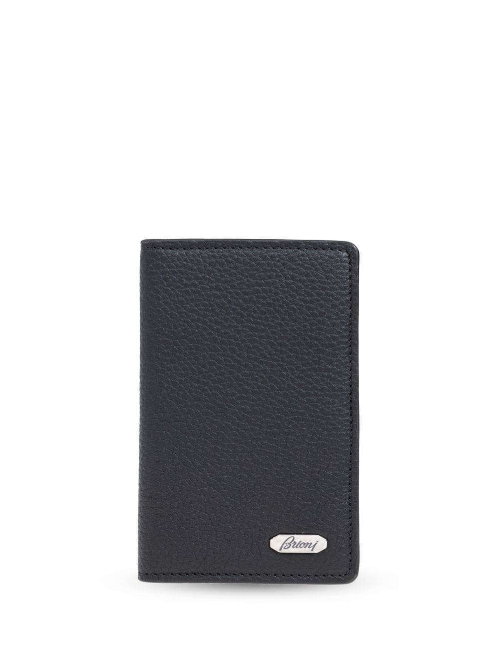 Brioni logo-plaque wallet