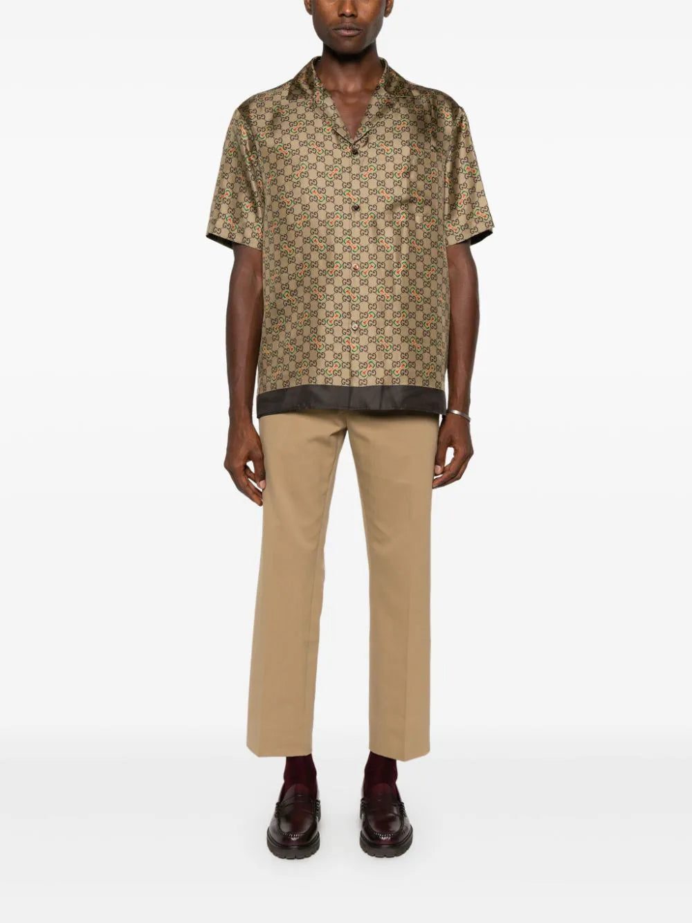 Gucci GG-Horsebit silk shirt - Image 2