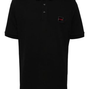 HUGO logo-appliqué polo shirt