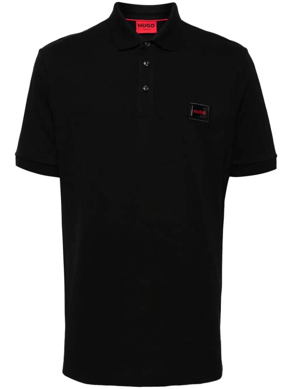 HUGO logo-appliqué polo shirt
