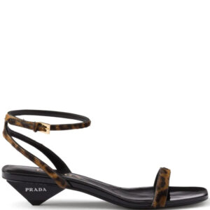 Prada  35mm printed leather sandals
