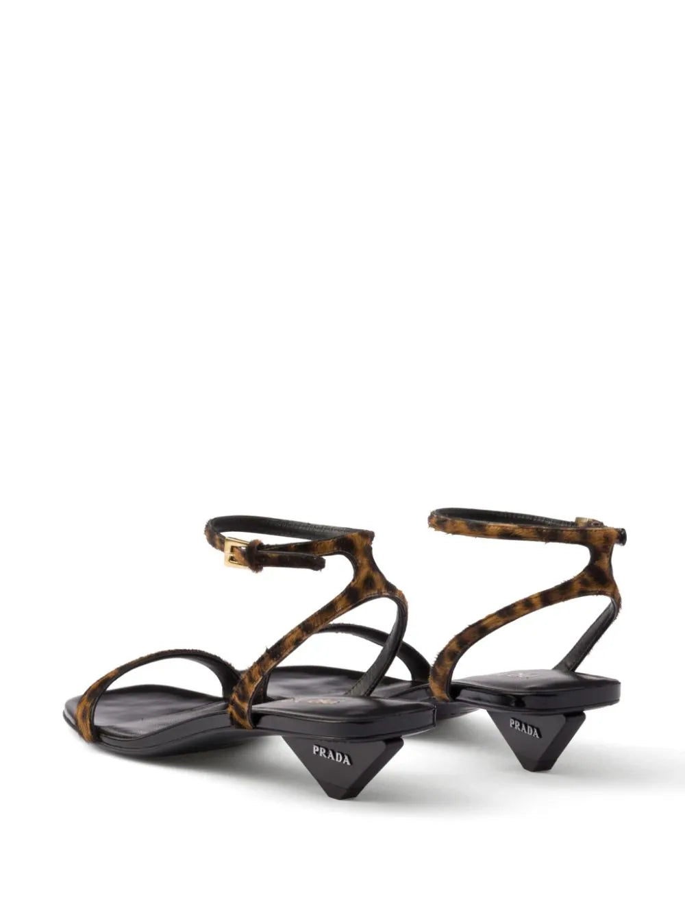 Prada 35mm printed leather sandals - Image 3