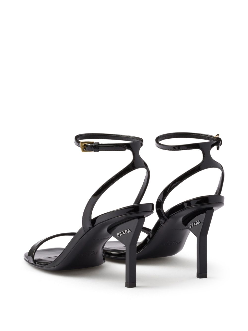 prada 85mm patent-leather sandals - Image 3