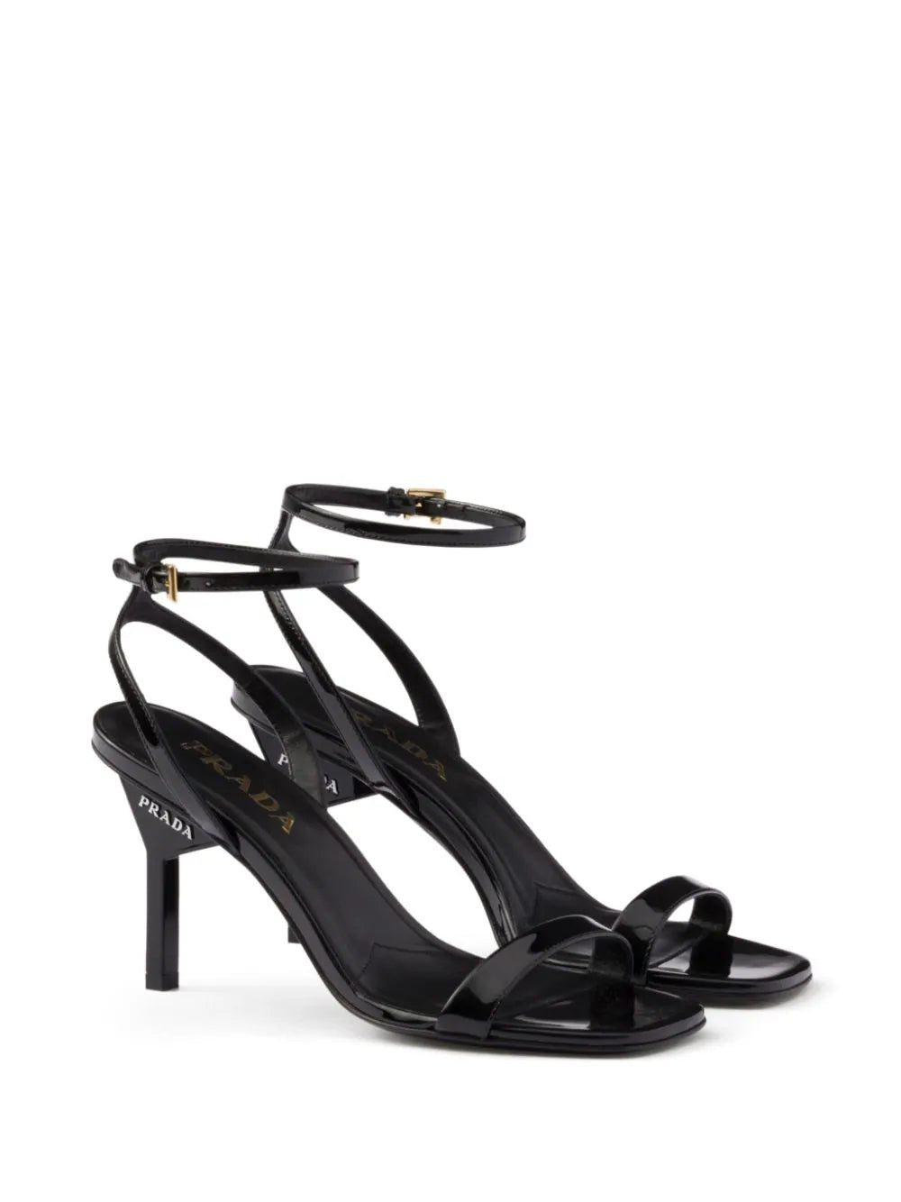 Prada 85mm patent-leather sandals - Image 2