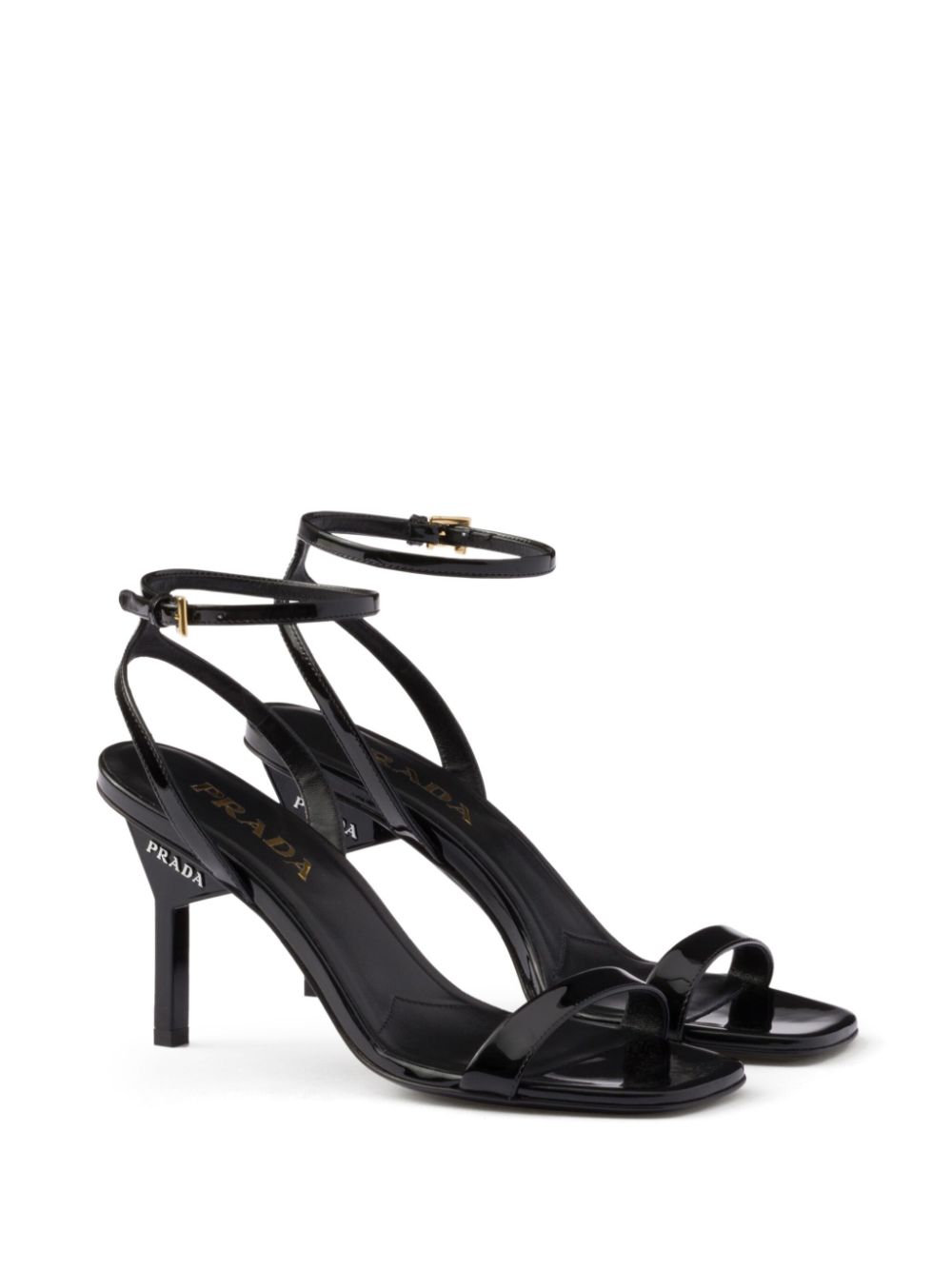 prada 85mm patent-leather sandals - Image 2