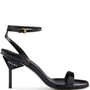 Prada  85mm patent-leather sandals