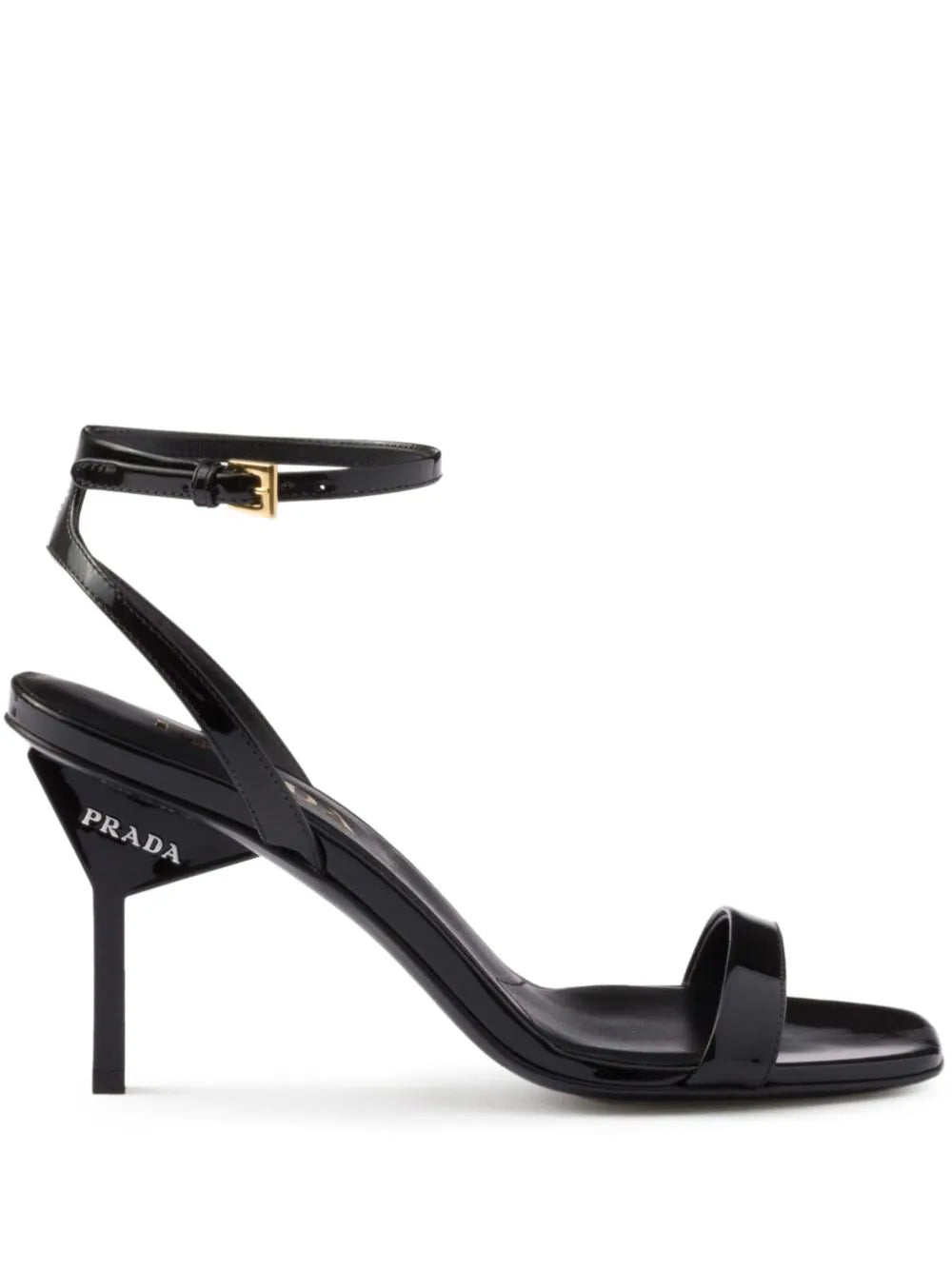 Prada 85mm patent-leather sandals