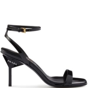 prada  85mm patent-leather sandals