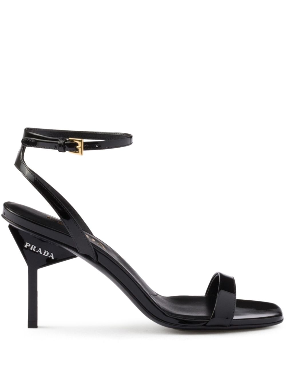 prada 85mm patent-leather sandals