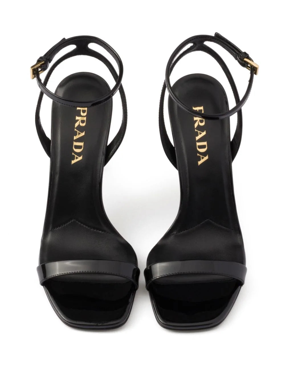 Prada 85mm patent-leather sandals - Image 4