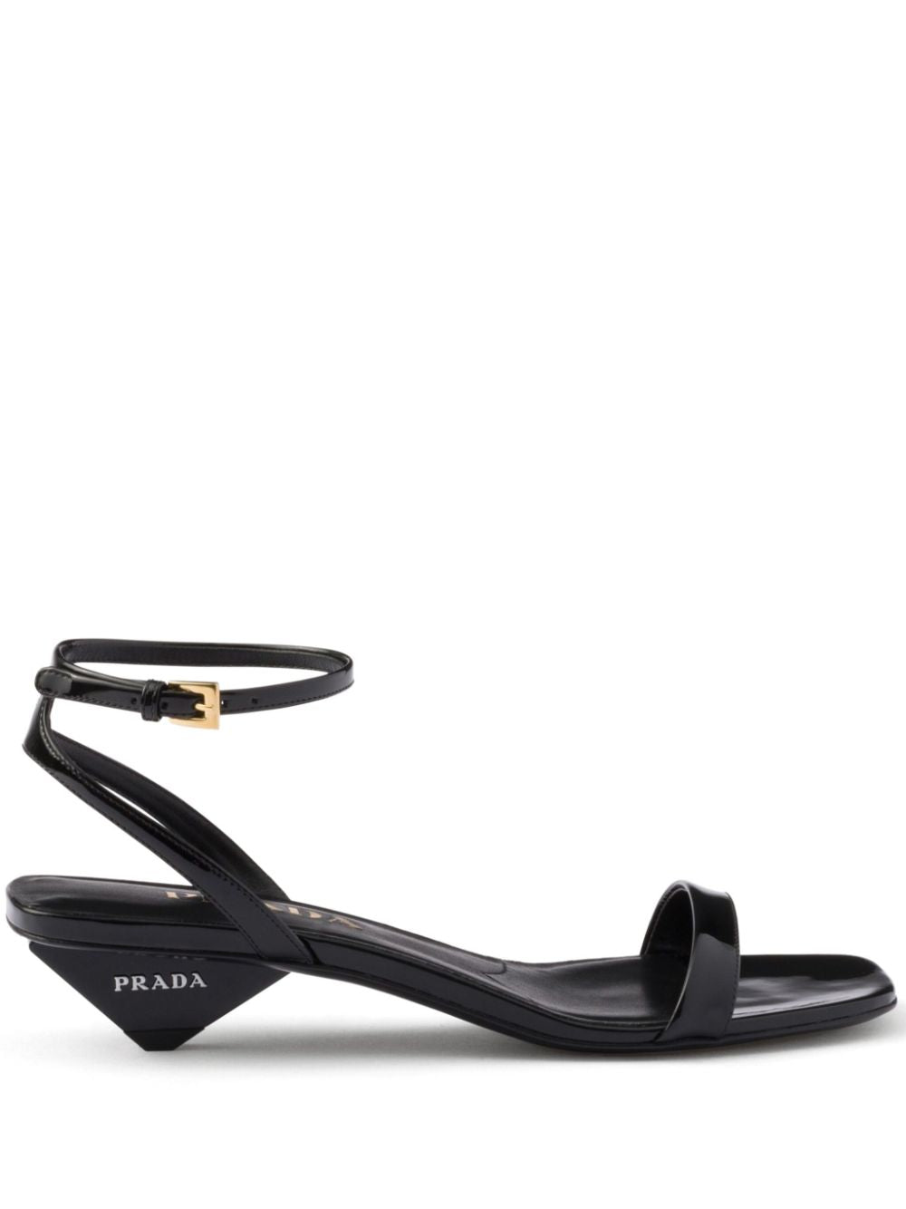 Prada 35mm patent-leather sandals