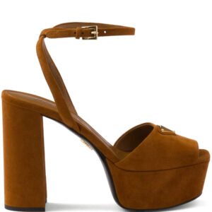 Prada 115mm suede platform sandals